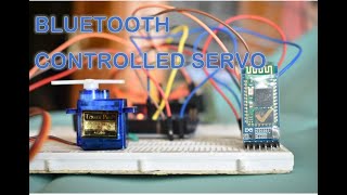 Bluetooth Controlled Servo Motor