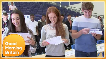 GCSE Students Open Their Results Live On Air | Good Morning Britain