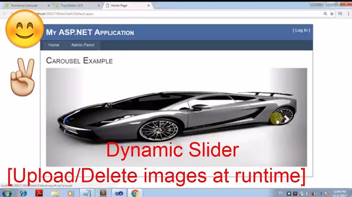 How to create Dynamic slider in Asp.Net [Using Bootstrap Carousel]