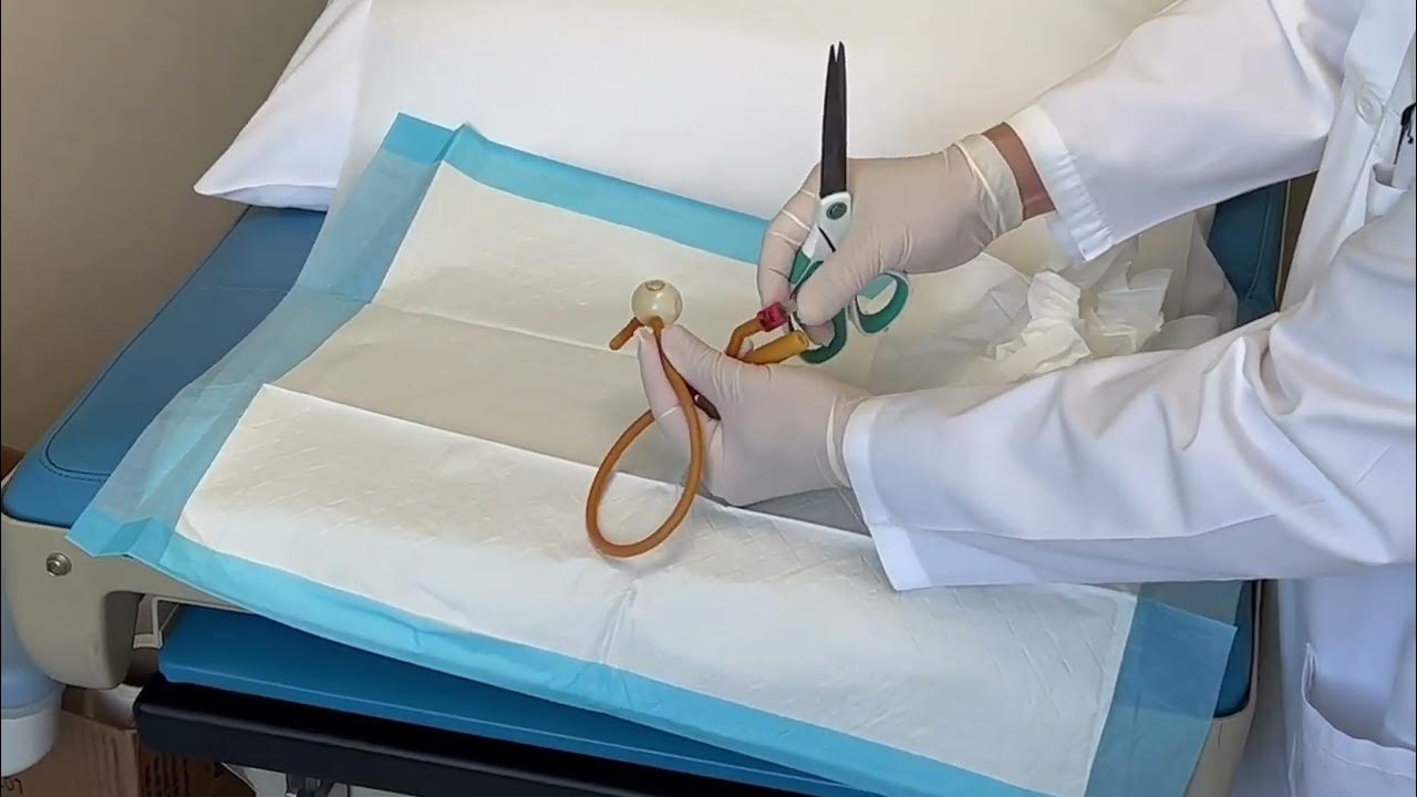 How to remove a Foley catheter at home YouTube