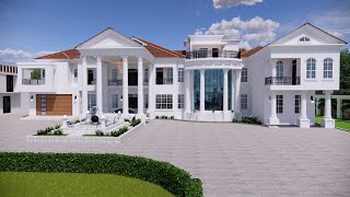 Luxury mansion design | Palace design | 10 Bedroom luxurious mansionID9979