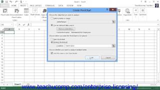 Microsoft Office Excel Tutorial 2013 Pivottables 31.3 Employee Group Training