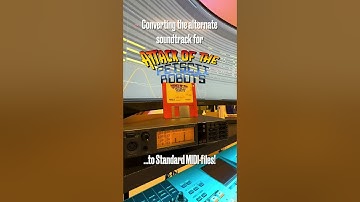 Shorts - Converting PETSCII Robots soundtrack to MIDIFILES 2