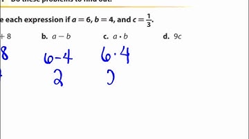 Ch6 Lesson 3   Variables & Expressions video lecture