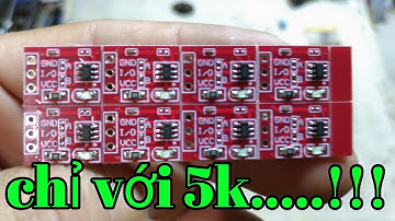 Module TTP223| module cảm ứng chạm| công tắc cho tải công suất lớn 12v-24v