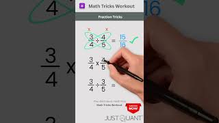 Math Tricks - Fraction Tricks - Divide & Multiply Fractions - Simplification Tricks #mathstricks