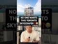 Toronto's NEW supertall skyscraper is a BAD idea‼️😭 #construction #architecture #toronto #canada