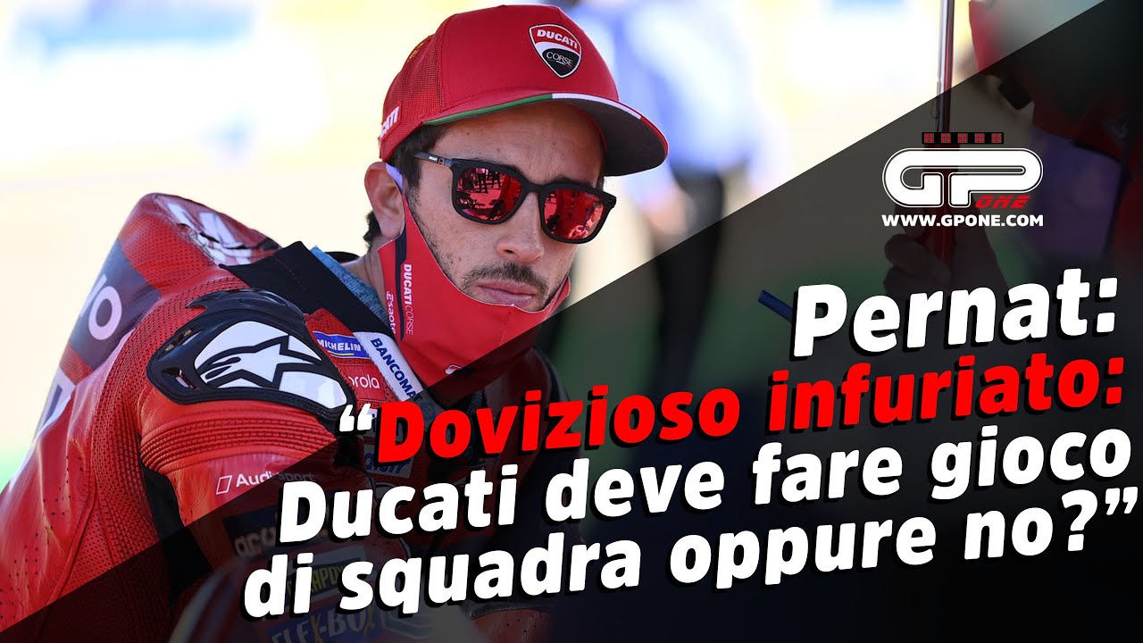 LIVE - Pernat ore 20:30 - Dovizioso infuriato: Ducati deve fare gioco di  squadra o no? - YouTube