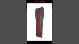 WWII German Heer General Fieldgrey Wool Straight Trousers