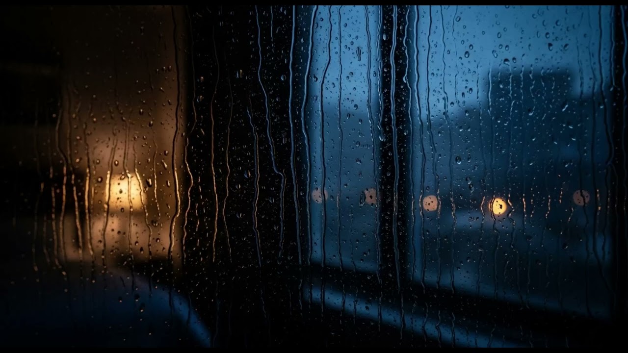 Rain on Window at Night 🌧️ | 8 Hours of Rain That Helps You Sleep in 5 Minutes