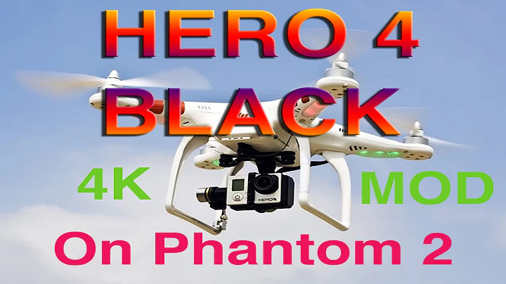 GoPro Hero 4 Black on DJI Phantom 2 and Zenmuse gimbal mod - 4K