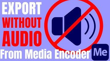 Remove Audio from a Video in Adobe Media Encoder