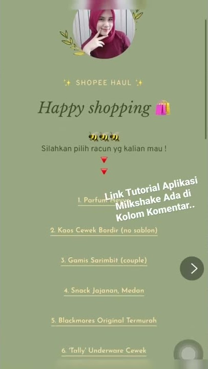 Cara Buat Link di Bio Pake Milkshake.. #shorts #milkshake