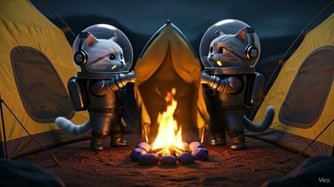 Cosmic Cat Adventure: A Kitty’s Journey Through Space!