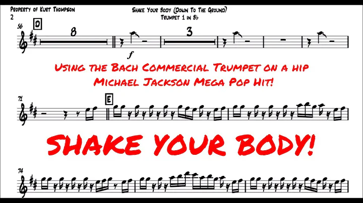 Kurt Lead trumpet testing out the  Bach Commercial...