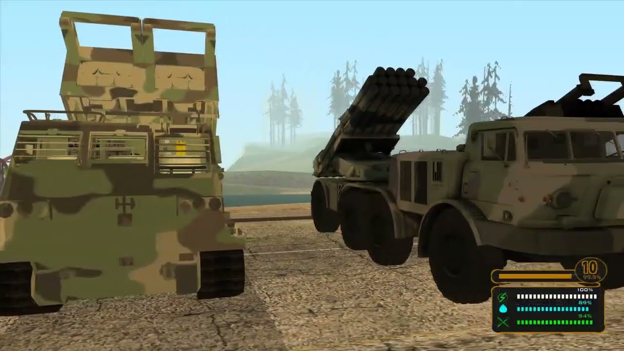 SAMP WARS. Танки и РСЗО