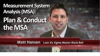 5-29: MSA: Planning & Conducting the MSA