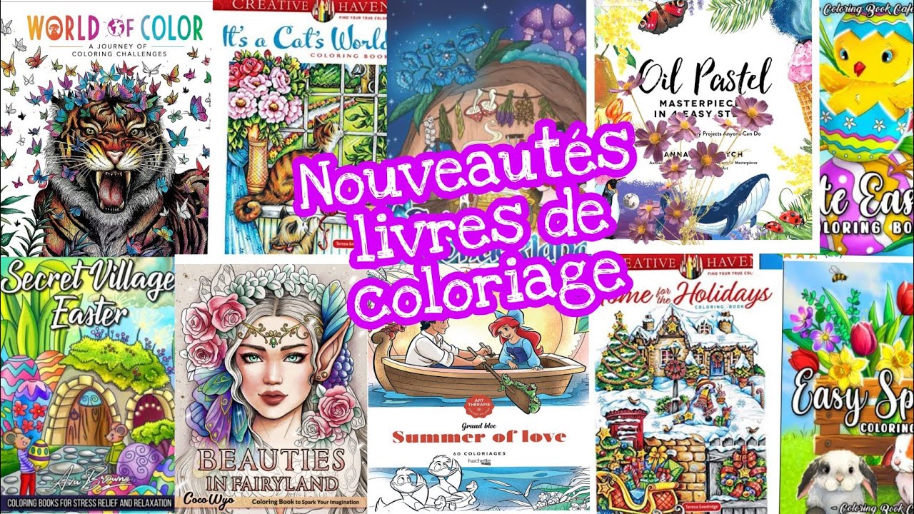 Nouveautés livres de coloriage dans les mois à venir. Coloriage adulte