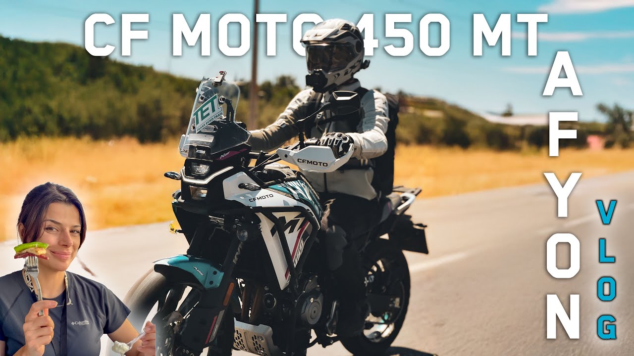 CF MOTO 450 MT ile Afyon Vlog ! | Sürüş Hissiyatı ve Sucuk Ekmek !