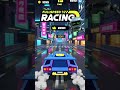 High-stakes reality TV show neon nightmare, drifting race car