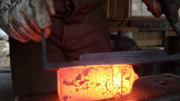 Forge Tempering a Drawknife