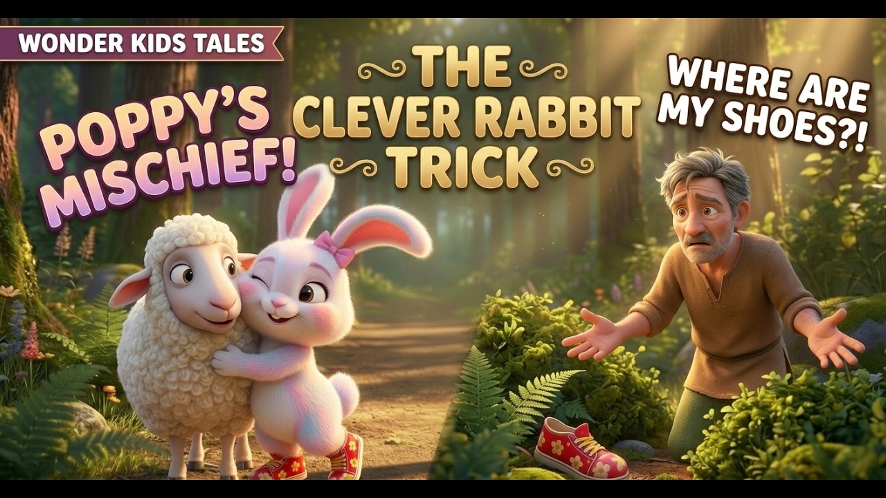 The Clever Rabbit Trick 🐰 | Poppy’s Smart Plan | Moral Story for Kids # ...