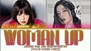JENNIE - 'Woman Up' (feat. ASA BABYMONSTER) [COLOR CODED LYRICS]