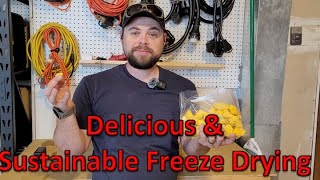 DIY Mountain House Freeze Dried Scrambled Eggs Made on Solar Power