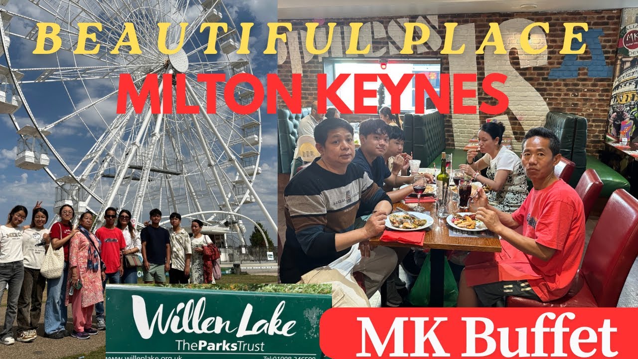 Day 2 in miltonkeynes (willen lake mk buffet)