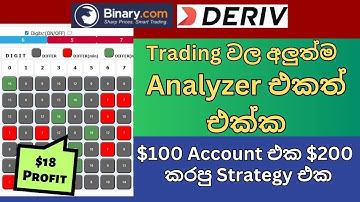 Deriv /Binary even odd trading strategy | EP 107 | Deriv | Binary