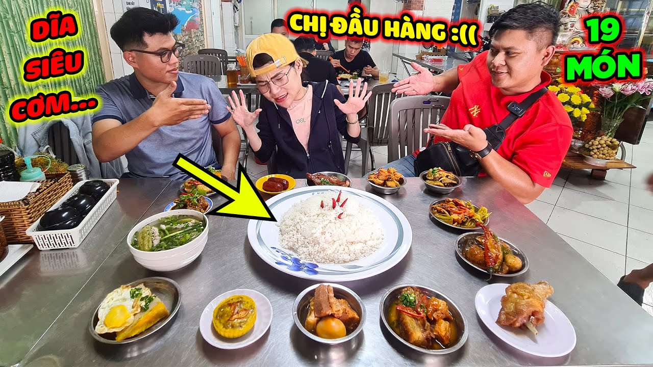 Dĩa CƠM Tấm Khổng Lồ 19 Món Team Funny Hùng Gọi Gì Ăn Đó Nga Sumo Thêm ...