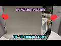 How To Fix RV Water Heater E1 Error Code?