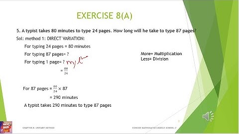 Simple way to solve the UNITARY problems using ARROW METHOD || WordProblems on PAGES||UNITARY METHOD