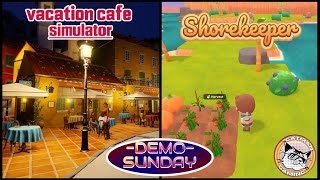 🔴Open World Crafting Cozy Game- SHOREKEEPER | Relaxing Italian Cafe- VACATION CAFE SIM | DEMO SUNDAY