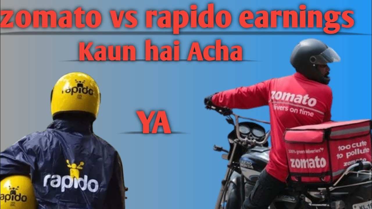 How is the best Delivery job || Zomato vs rapido👍rapido cab captain earnings