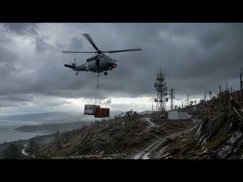 Access Road Cut, Base Station on Last Fuel: What Can Move by Air?