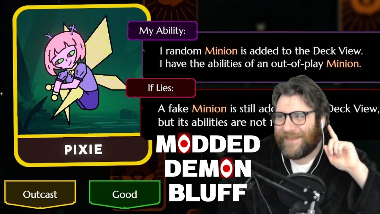 This NEW ROLE is Trickier than it looks! [Modded Demon Bluff] - YouTube