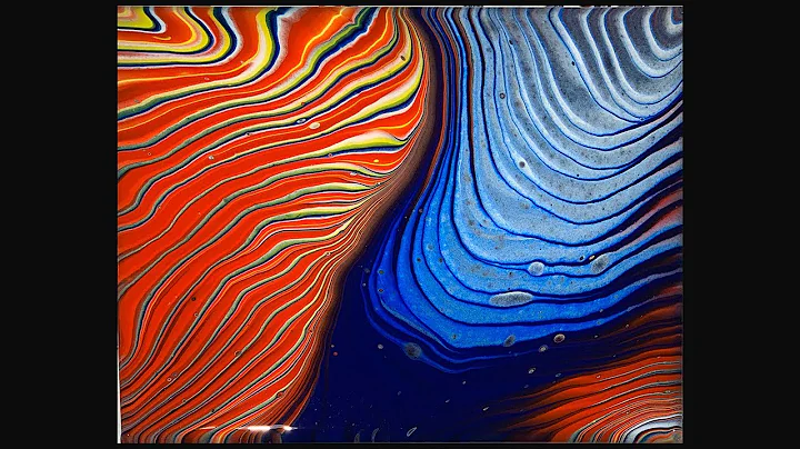 (254) Product Testing Arteza Pre Mixed Pouring Paint - Traveling / Wandering Ring Pour - Fluid Art