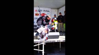 4 Year Luke at the 24 Hours of Stratton 2015 Ski Race