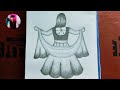 How To Draw a Girl with Lehenga | drawing girl | girl drawing with Beautiful Traditional Dress