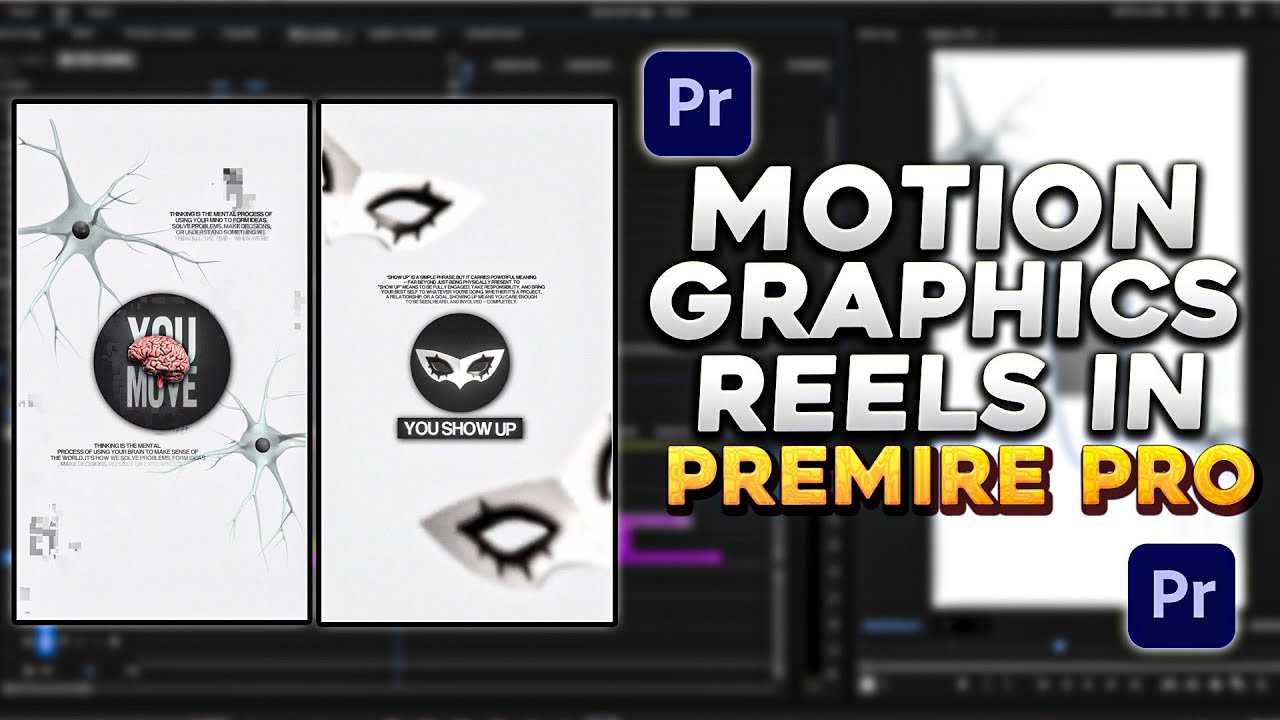 Видеоролик с анимационной графикой в ​​Premiere Pro – чистый, плавный и кинематографичный.