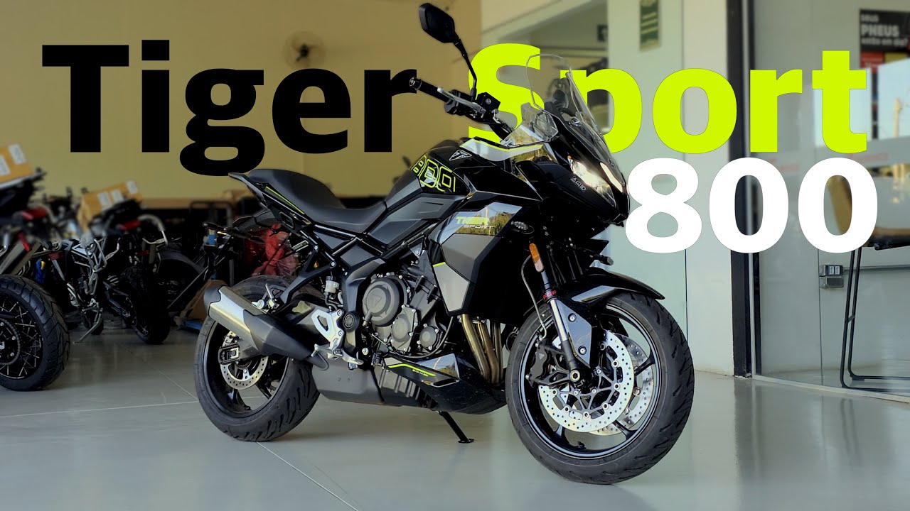 Nova Triumph TIGER SPORT 800 2025 em Detalhes e Preço na Concessionária!