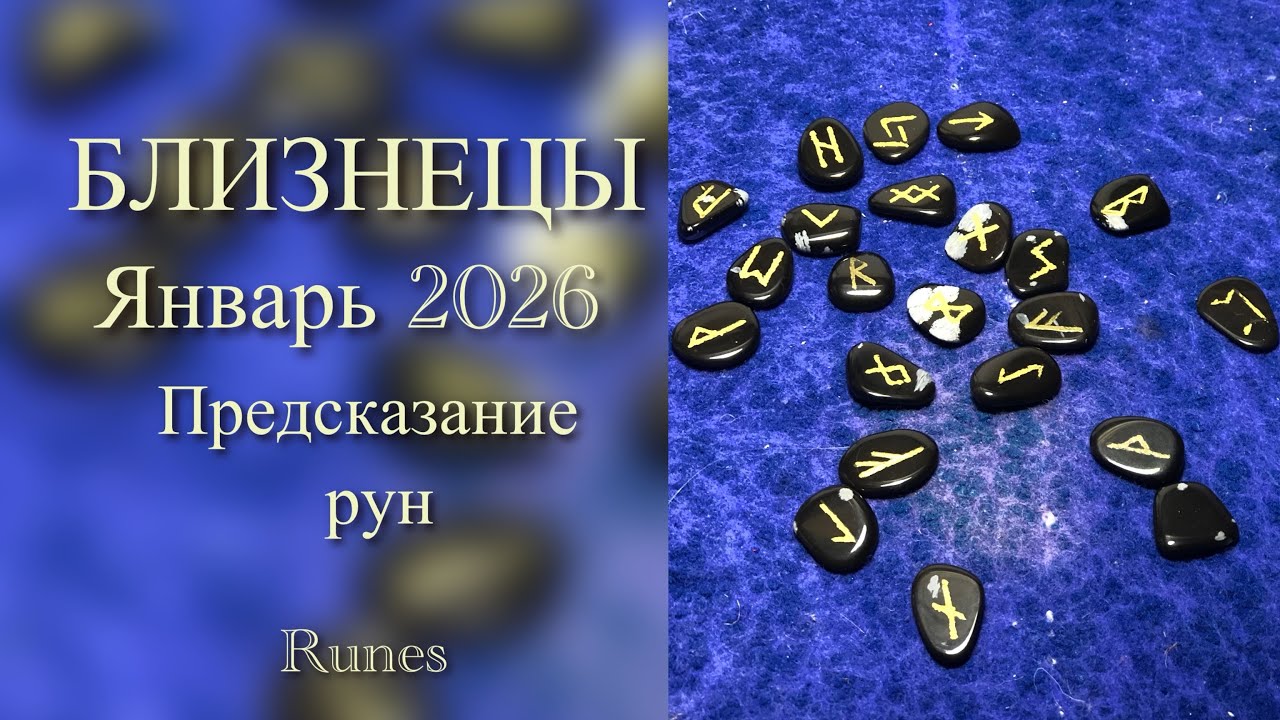 БЛИЗНЕЦЫ ♊️ - ЯНВАРЬ 2026 - Рунический гороскоп | GEMINI ♊️ - JANUARY ...