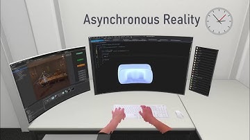 Asynchronous Reality — where everything remains real except the flow of time #MR #VR #productivity