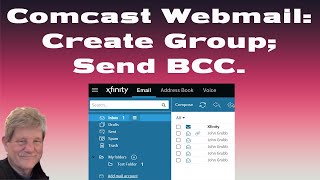 Comcast Webmail: Create Group; Send BCC.