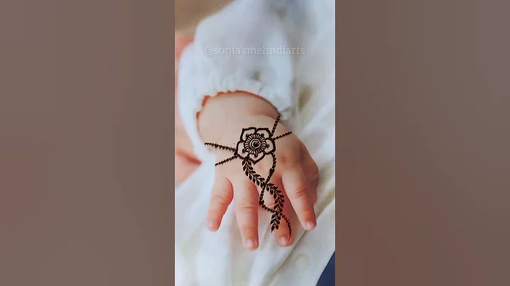 Mehndi design for Kids #shorts #shinewithshorts