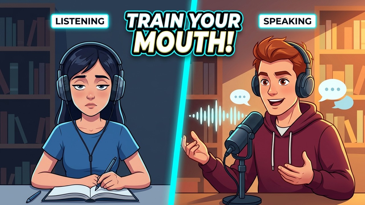 Train Your Mouth & Mind for English | English Listening Practice for Speaking Fluency