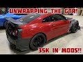 Rebuilding a Wrecked 2010 Nissan GTR Part 3