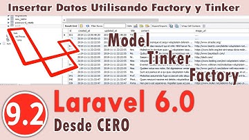 09.02-Curso de Laravel 6.0 - Crear Modelo para tabla Post | Insertar Datos Utilisando Tinker Factory