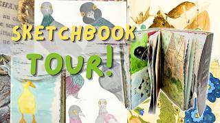 Sketchbook Tour Multimedia Mixed Media Art Mediums